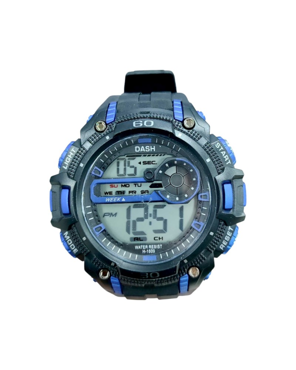 Ψηφιακό ρολόι χειρός - H1609 - Dash - 115169 - Black/Blue