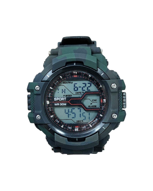 Ψηφιακό ρολόι χειρός - D8338 - Dash - 115172 - Army Black