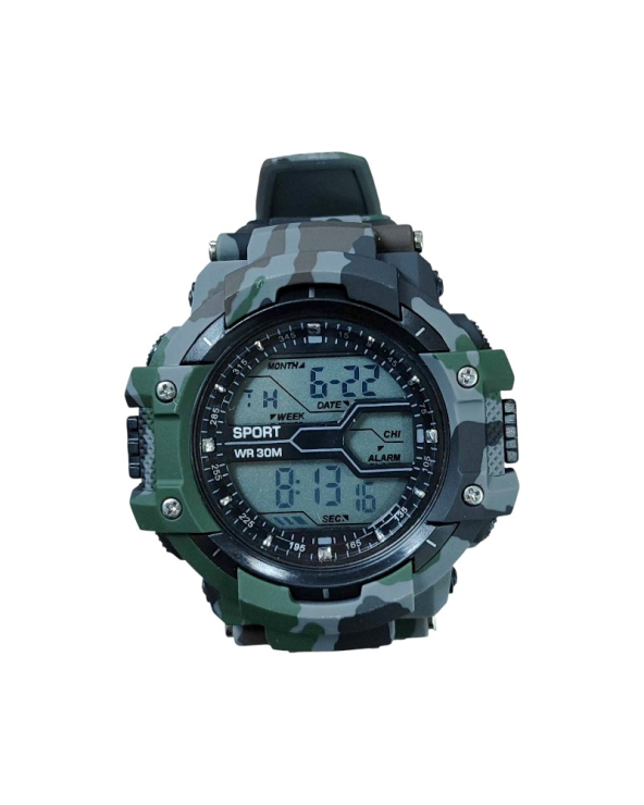 Ψηφιακό ρολόι χειρός - D8338 - Dash - 115172 - Army Grey