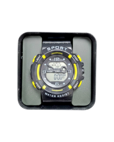 Ψηφιακό ρολόι χειρός - 6859 - 115185 - Black/Yellow