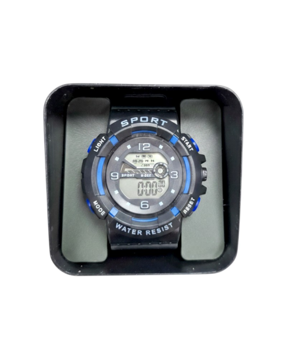 Ψηφιακό ρολόι χειρός - 6859 - 115185 - Black/Dark Blue