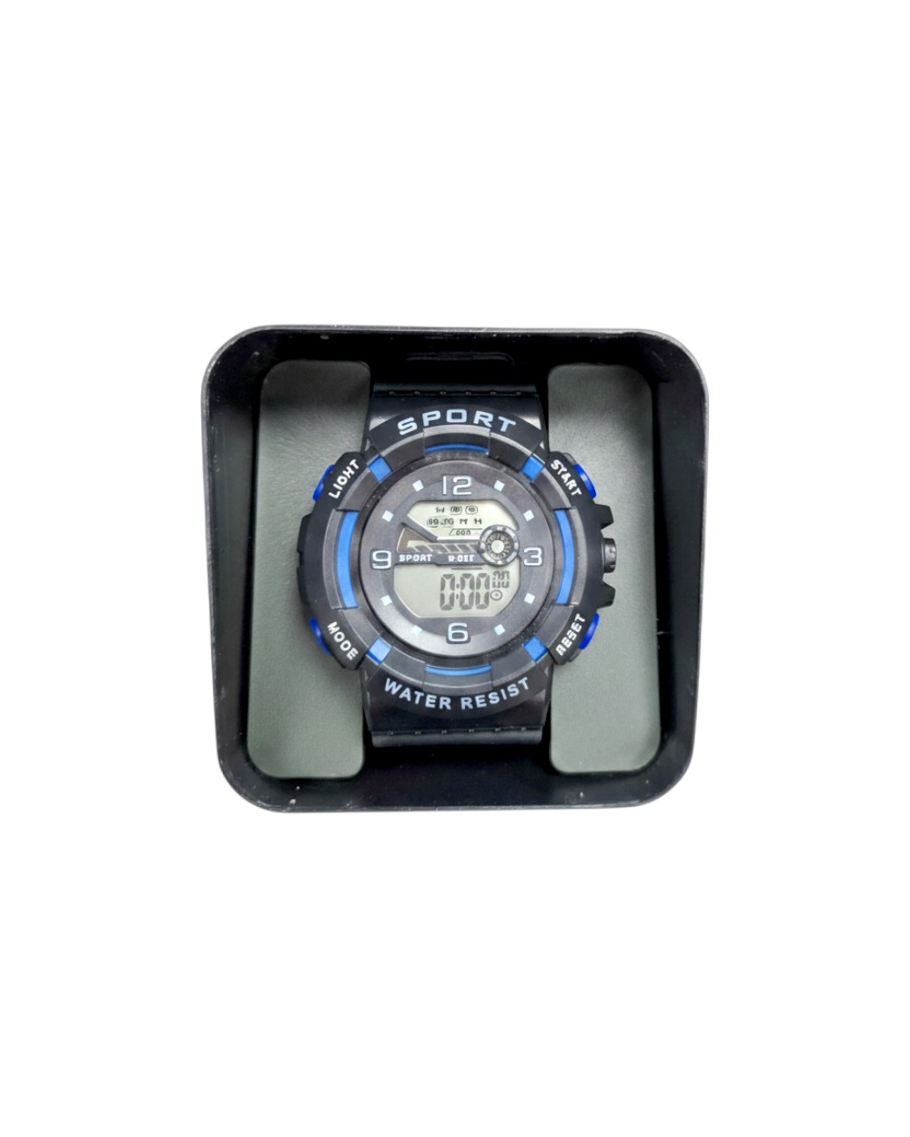 Ψηφιακό ρολόι χειρός - 6859 - 115185 - Black/Dark Blue