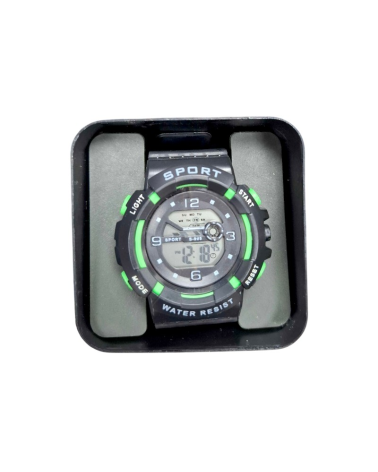 Ψηφιακό ρολόι χειρός - 6859 - 115185 - Black/Green