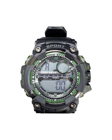 Ψηφιακό ρολόι χειρός - D6881 - Dash - 115178 - Black/Green