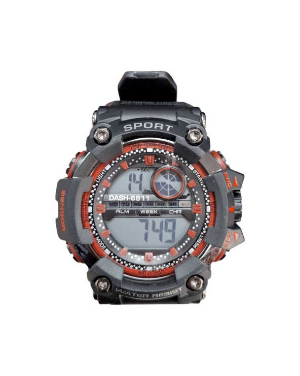 Ψηφιακό ρολόι χειρός - D6881 - Dash - 115178 - Black/Red