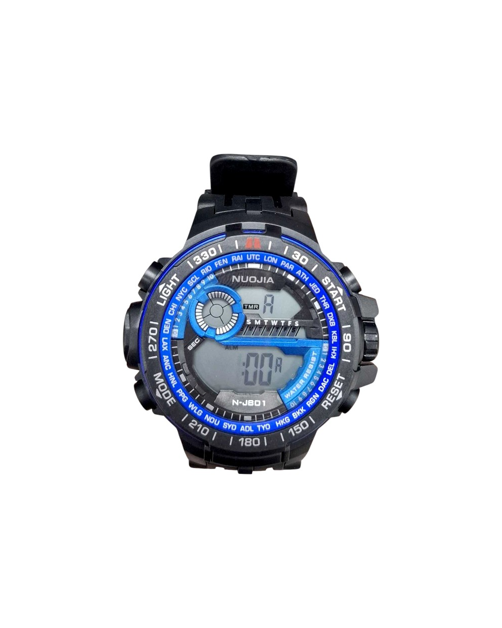 Ψηφιακό ρολόι χειρός - NJ801 - Nuojia - 115180 - Black/Dark Blue