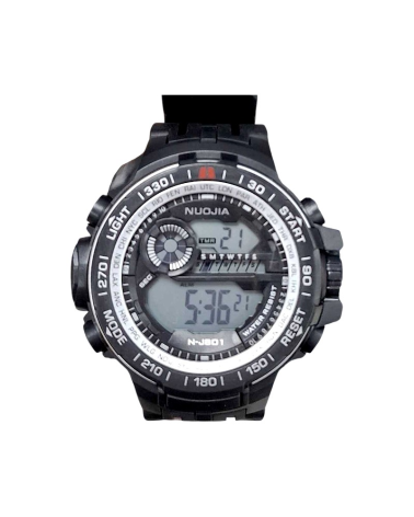 Ψηφιακό ρολόι χειρός - NJ801 - Nuojia - 115180 - Black/Silver