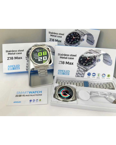 Smartwatch - Z18 Max - Stainless Steel