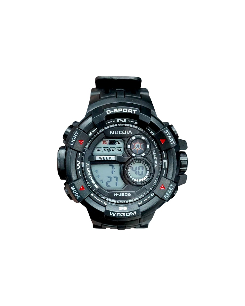 Ψηφιακό ρολόι χειρός - NJ806 - 115179 - Black/Black