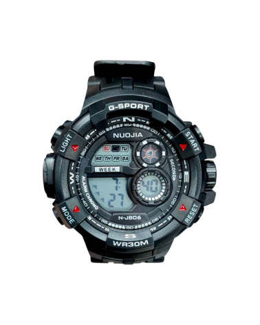 Ψηφιακό ρολόι χειρός - NJ806 - 115179 - Black/Black