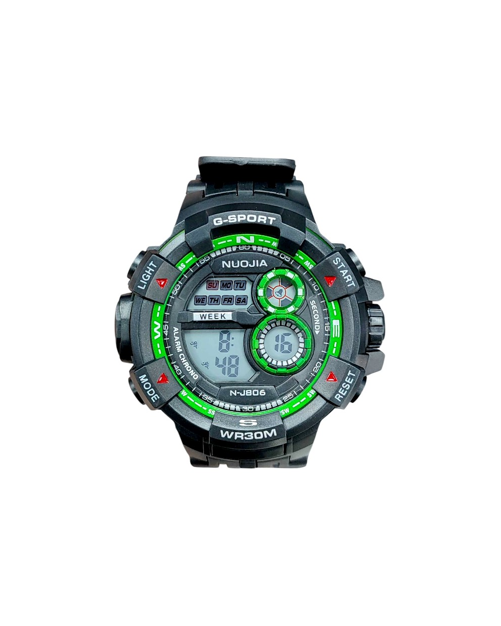 Ψηφιακό ρολόι χειρός - NJ806 - 115179 - Black/Green