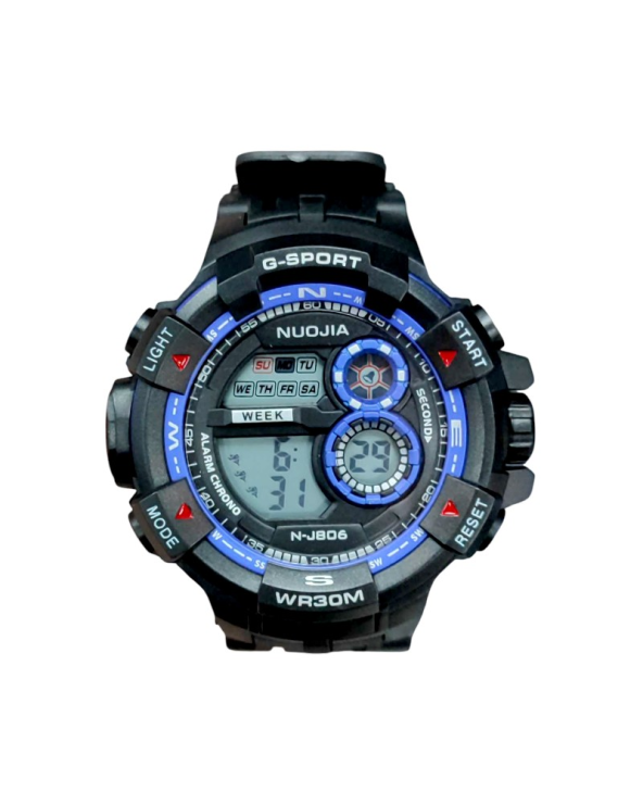 Ψηφιακό ρολόι χειρός - NJ806 - 115179 - Black/Purple