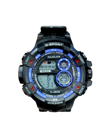 Ψηφιακό ρολόι χειρός - NJ806 - 115179 - Black/Purple