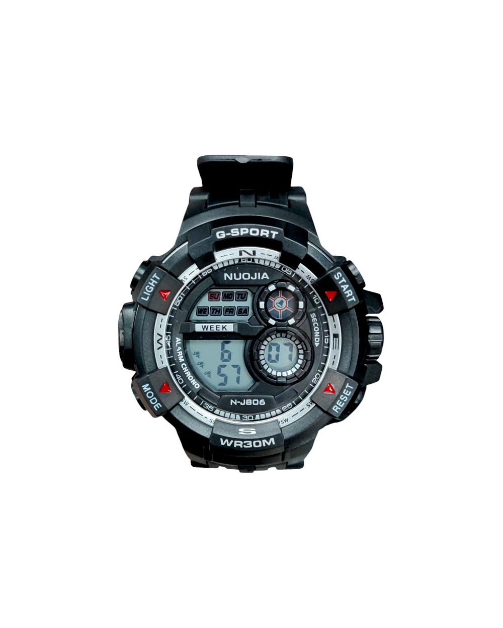 Ψηφιακό ρολόι χειρός - NJ806 - 115179 - Black/Silver