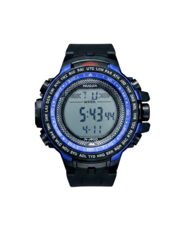 Ψηφιακό ρολόι χειρός - NJ820 - 115182 - Black/Blue