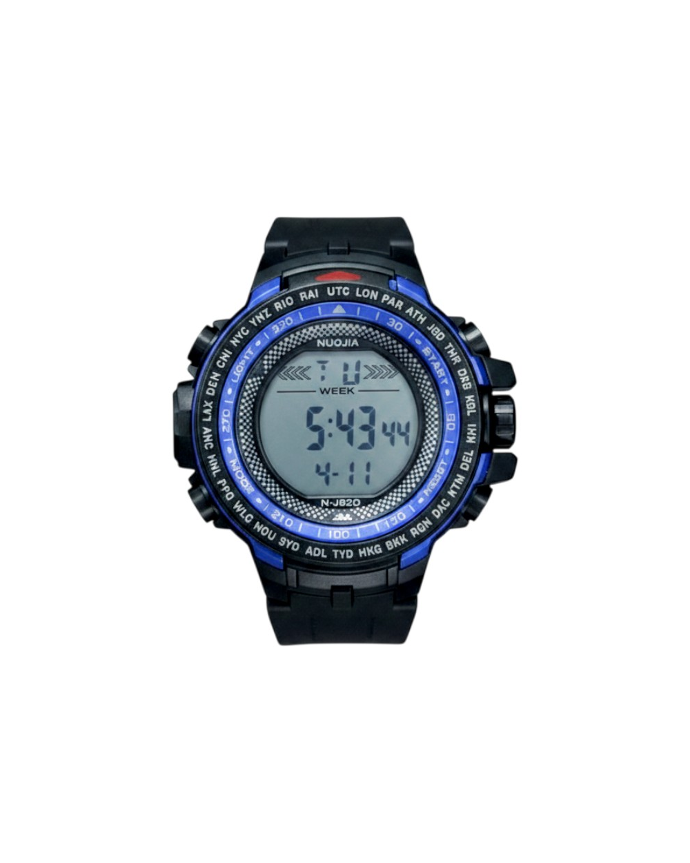 Ψηφιακό ρολόι χειρός - NJ820 - 115182 - Black/Blue
