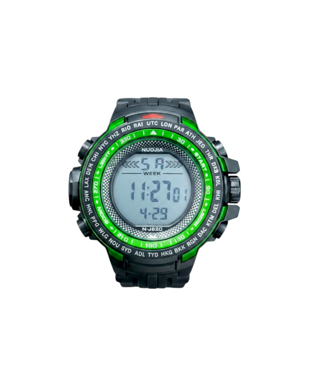 Ψηφιακό ρολόι χειρός - NJ820 - 115182 - Black/Green