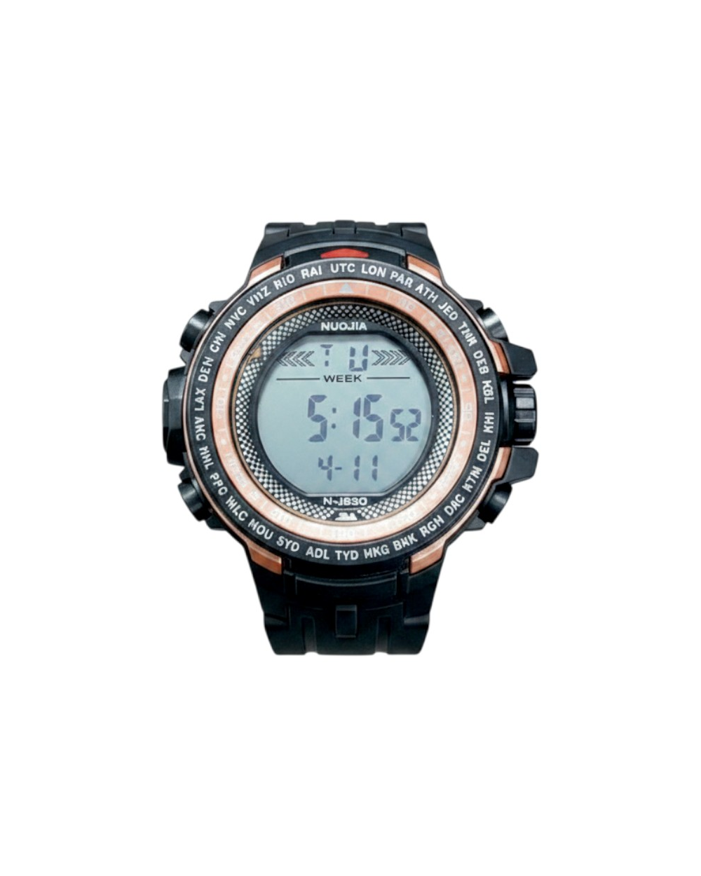 Ψηφιακό ρολόι χειρός - NJ820 - 115182 - Black/Gold