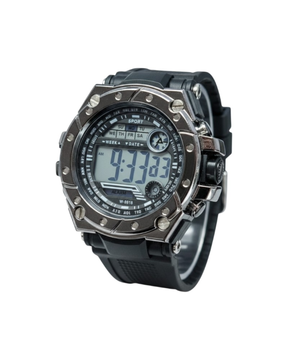 Ψηφιακό ρολόι χειρός - SH2132 - 115183 - Black/Silver