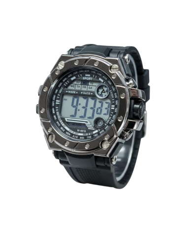 Ψηφιακό ρολόι χειρός - SH2132 - 115183 - Black/Silver