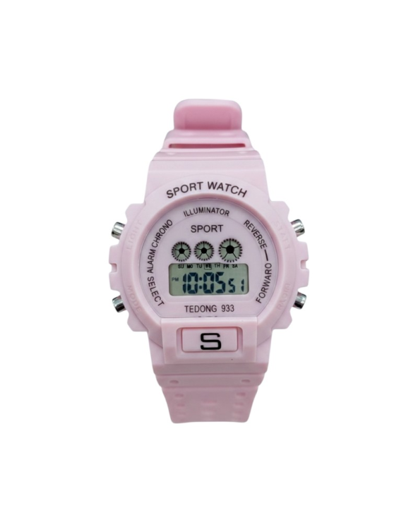 Ψηφιακό ρολόι χειρός - 933 - 115193 - Pink
