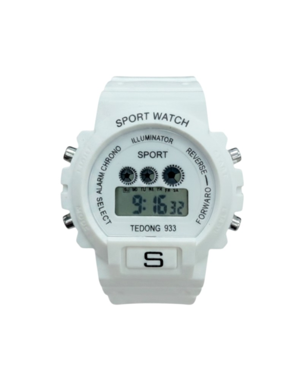 Ψηφιακό ρολόι χειρός - 933 - 115193 - White