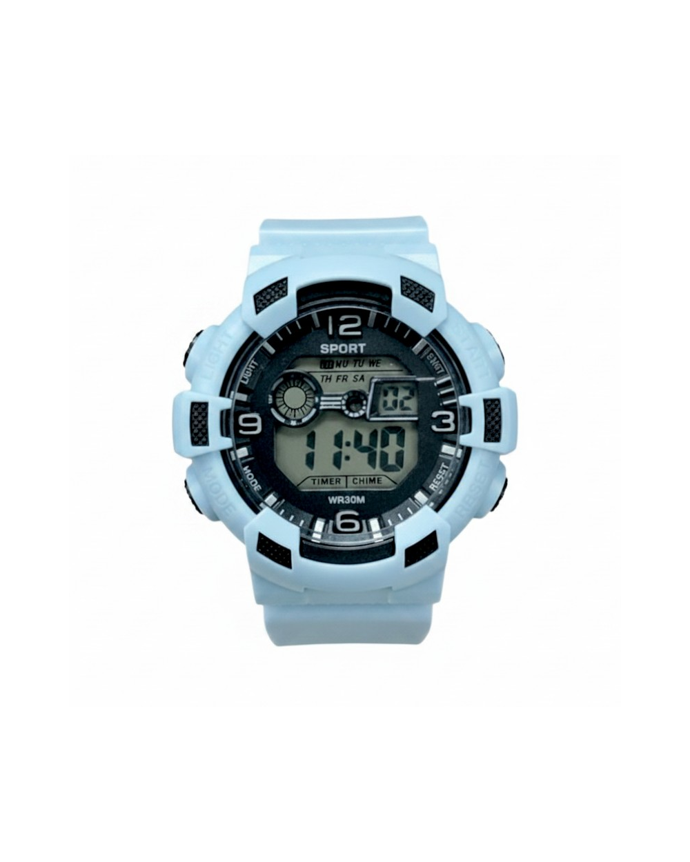 Ψηφιακό ρολόι χειρός - 73AB - 115195 - Light Blue