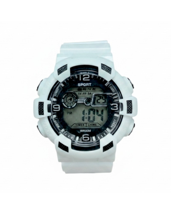 Ψηφιακό ρολόι χειρός - 73AB - 115195 - White