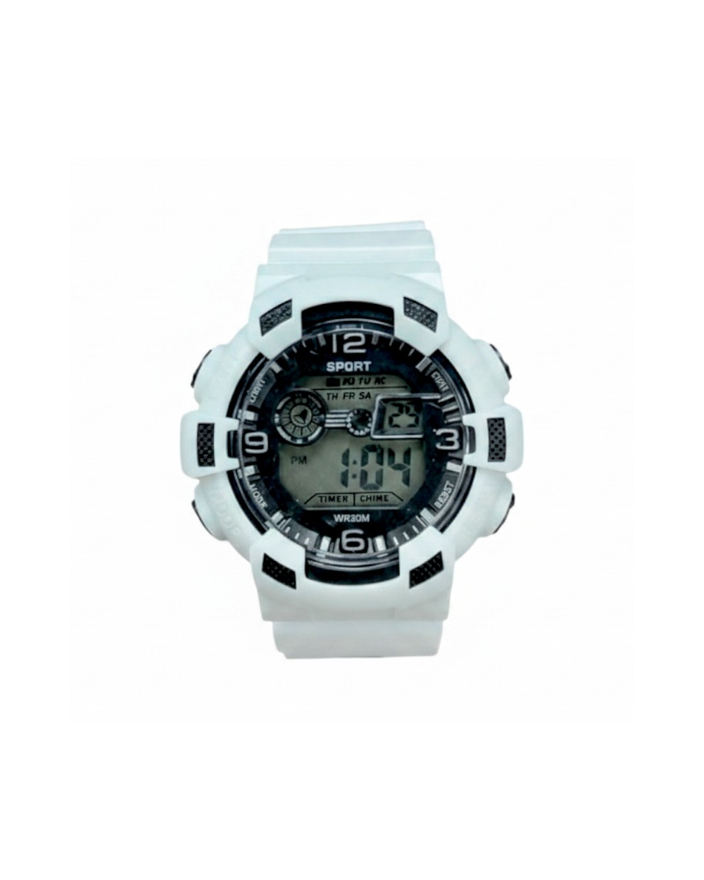 Ψηφιακό ρολόι χειρός - 73AB - 115195 - White
