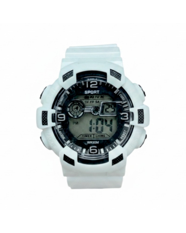 Ψηφιακό ρολόι χειρός - 73AB - 115195 - White