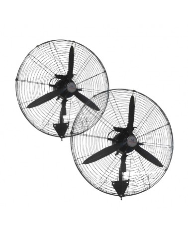Σετ 2Χ επιτοίχιοι ανεμιστήρες - 130W - 65cm