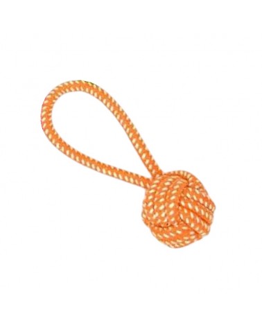 Παιχνίδι σκύλου σχοινί με μπάλα - 20cm - 12pcs