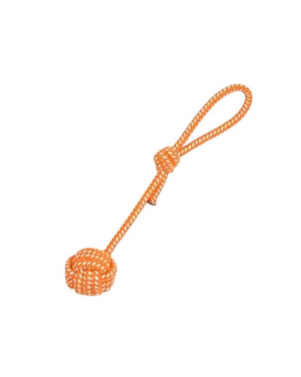 Παιχνίδι σκύλου σχοινί με μπάλες - 33cm - 12pcs