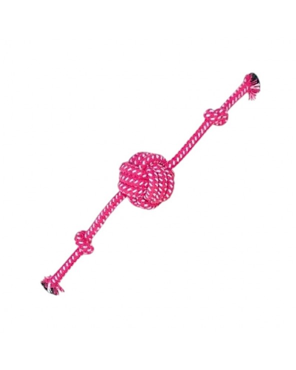 Παιχνίδι σκύλου σχοινί με μπάλα - 30cm - 12pcs