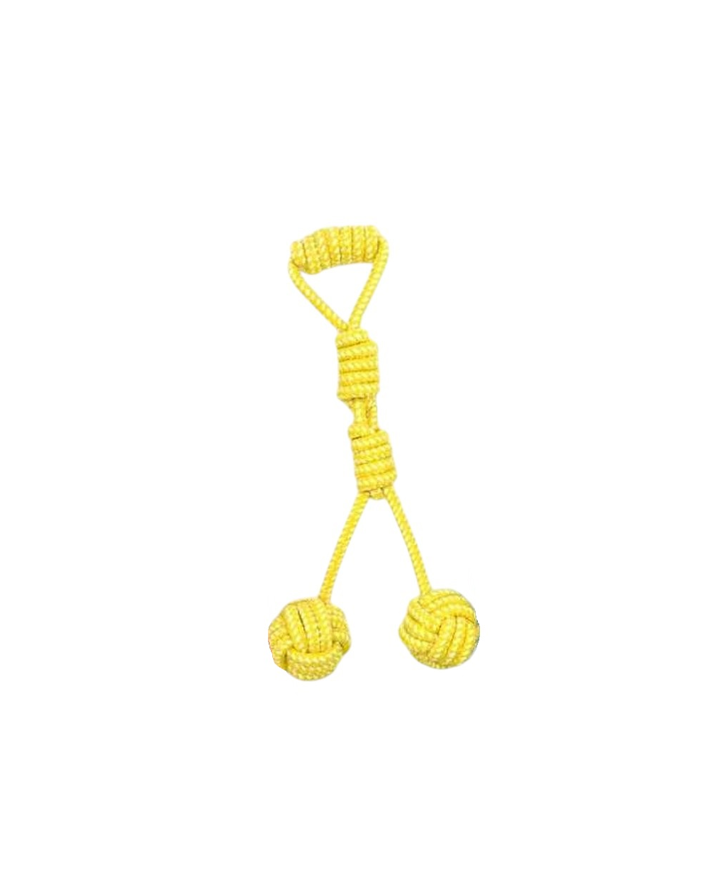 Παιχνίδι σκύλου σχοινί με μπάλες - 35cm - 12pcs