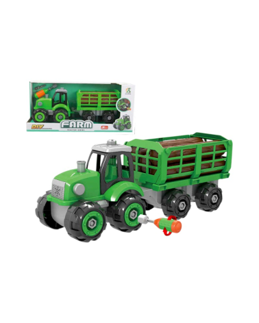 Συναρμολογούμενο αγροτικό όχημα DIY με αξεσουάρ - 0488-804DIY