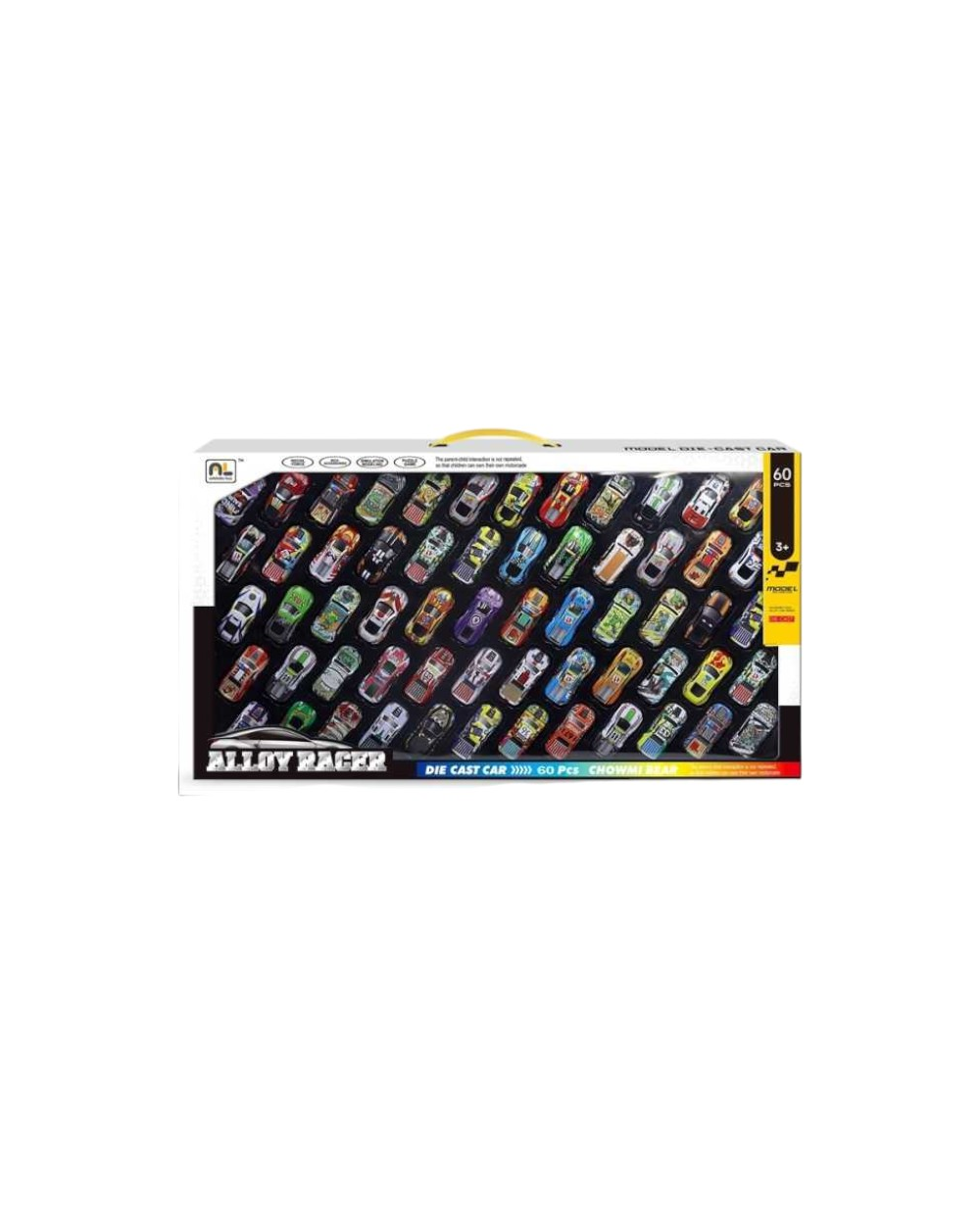 Σετ μεταλλικά αυτοκινητάκια - 60pcs - 898-60B