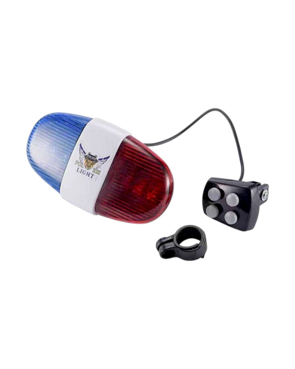 Φάρος-σειρήνα ποδηλάτου - Red/Blue - SJ-10508