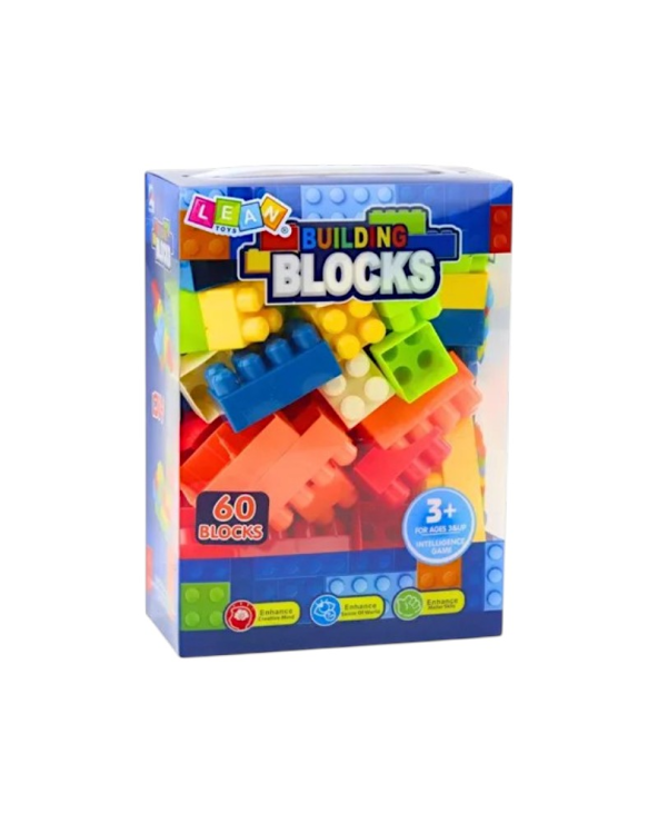 Σετ κατασκευών DIY με τουβλάκια - 60pcs - 555-27