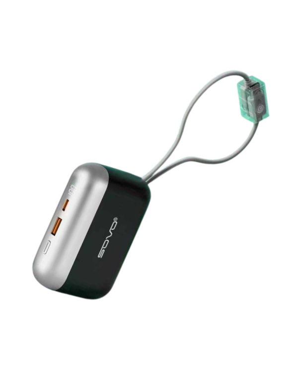Powerbank 2in1 - Fast Charge - 10.000mah - 22.5W - PD-22 - 278626 - Black
