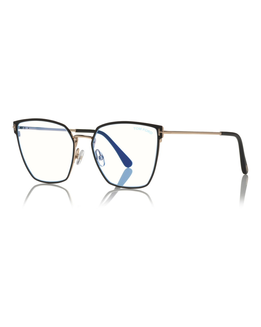 EYEGLASSES TOM FORD UNISEX FT5574-001 (Lens/Bridge/Temple) 53/17/145 mm)