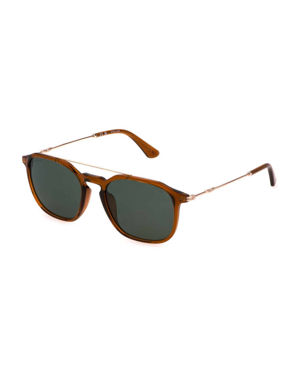 SUNGLASSES POLICE MAN SPLL76-53D67P (Lens/Bridge/Temple) 53/19/145 mm)