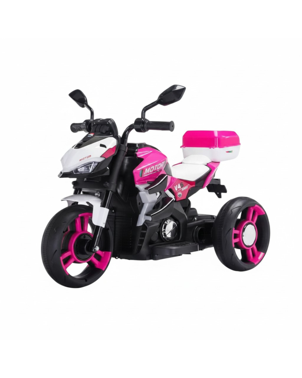 Παιδικό ηλεκτροκίνητο τρίκυκλο scooter - YH-025 - 101147 - Pink