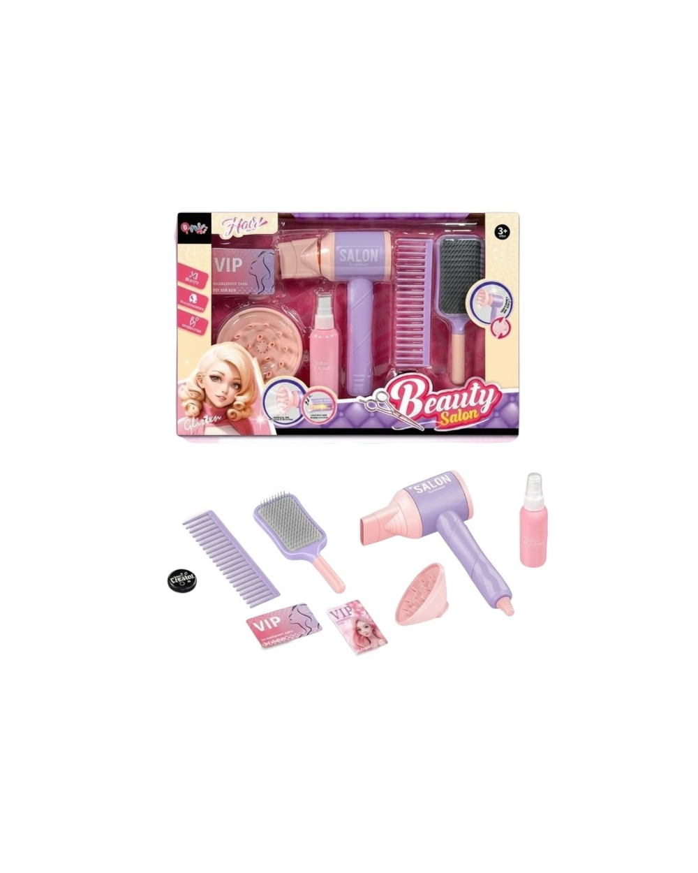 Παιδικό σετ κομμωτικής - 9pcs - QY019P