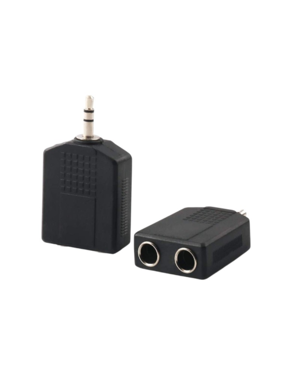 Αντάπτορας Jack 3.5mm male σε 2x 6.3mm female