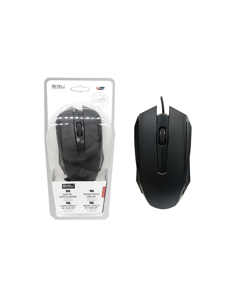 Ενσύρματο ποντίκι Η/Υ - K201 - 098937 - Black