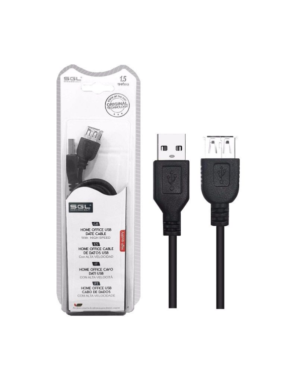 Καλώδιο USB Male/Female - 1.5m - 4D