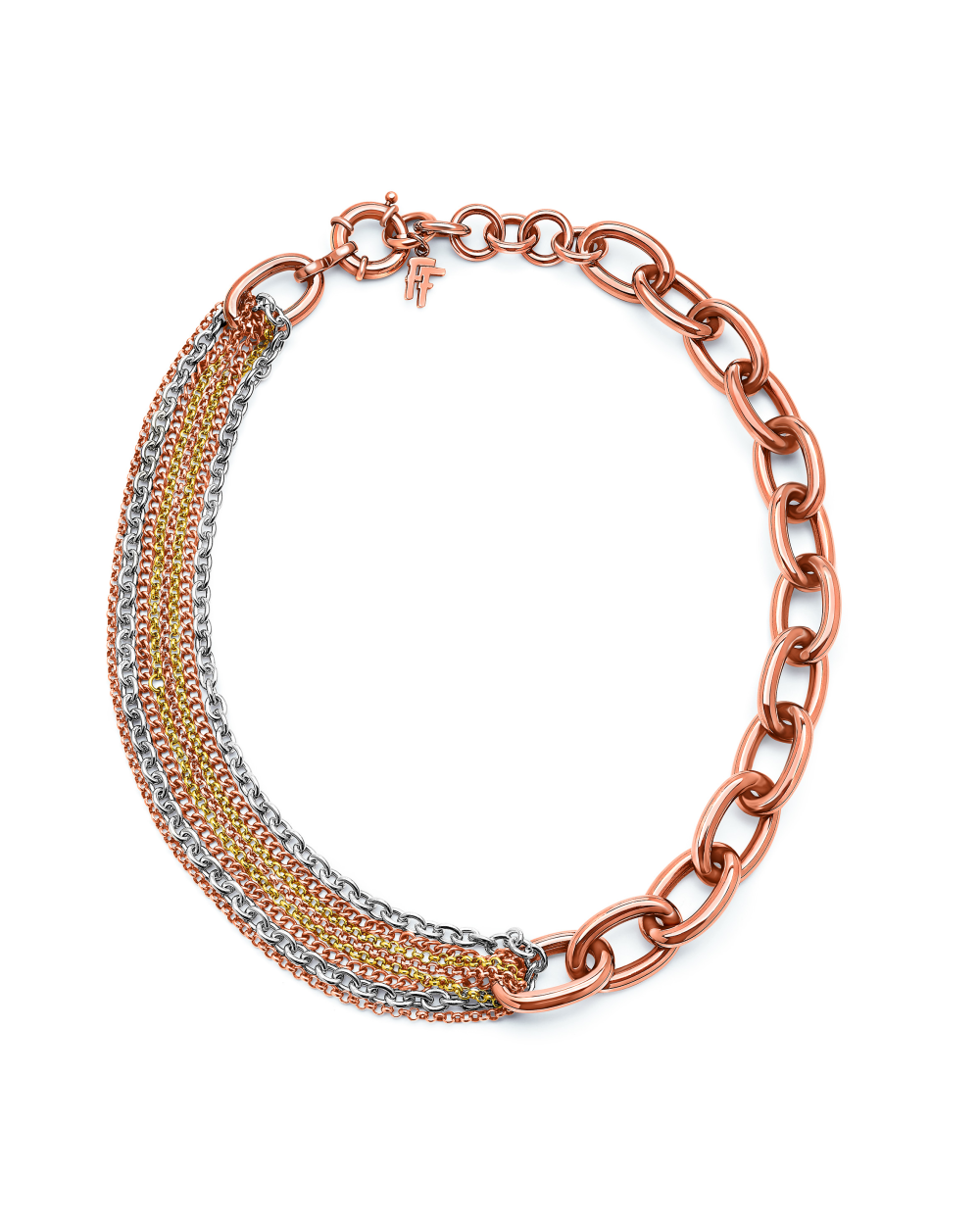 NECKLACE FOLLI FOLLIE WOMAN 1N14T072RYA (30CM )