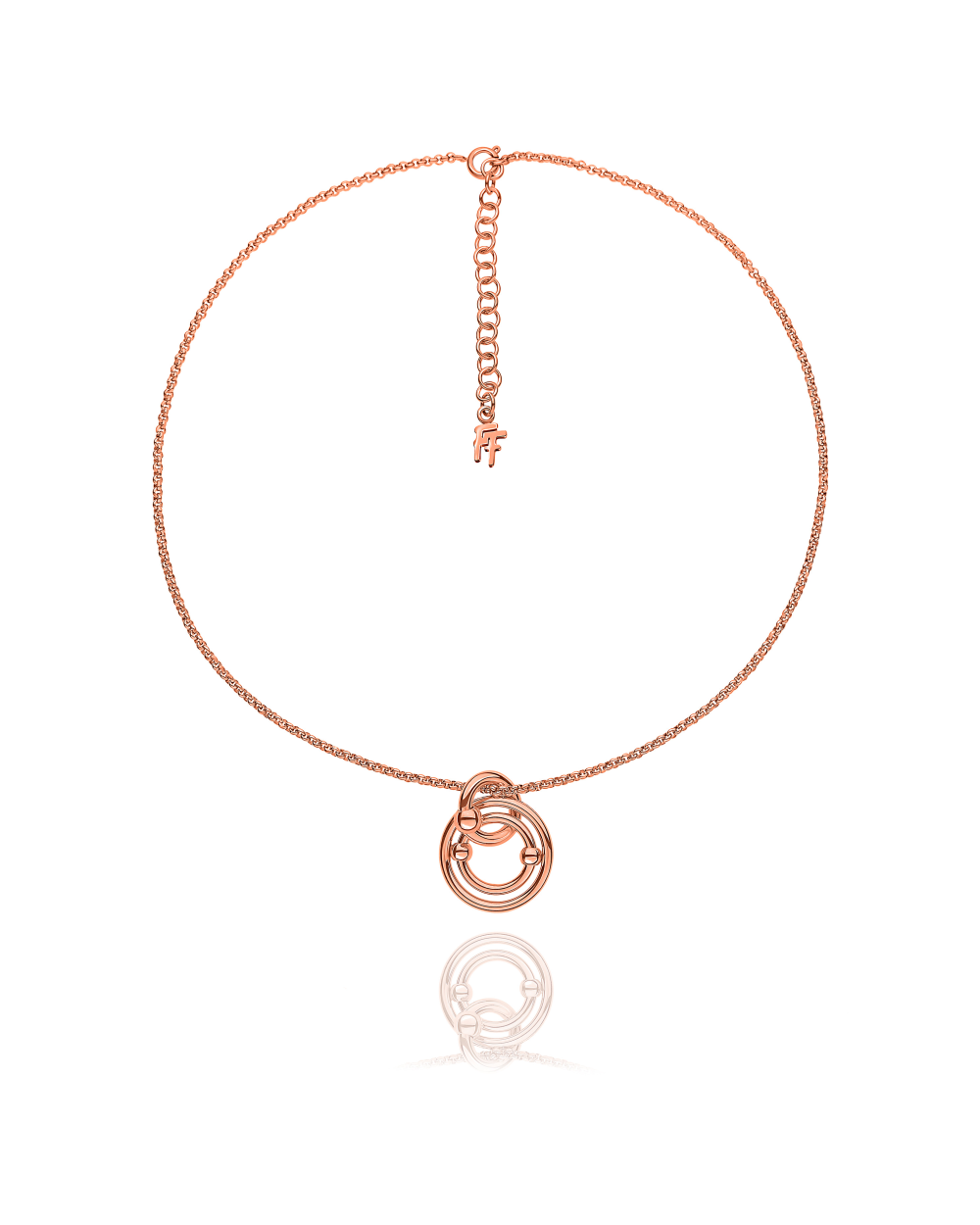 NECKLACE FOLLI FOLLIE WOMAN 1N15T073R (30CM )