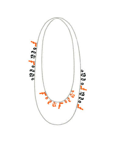 NECKLACE FOLLI FOLLIE WOMAN 3N13T024KOK (150CM )